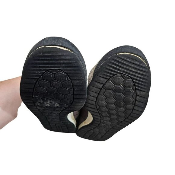 Tretorn Rawlins‎ 2 Retro Sneakers US 4.5 Leather Textile Blue Orange Suede Trim - Picture 5 of 12